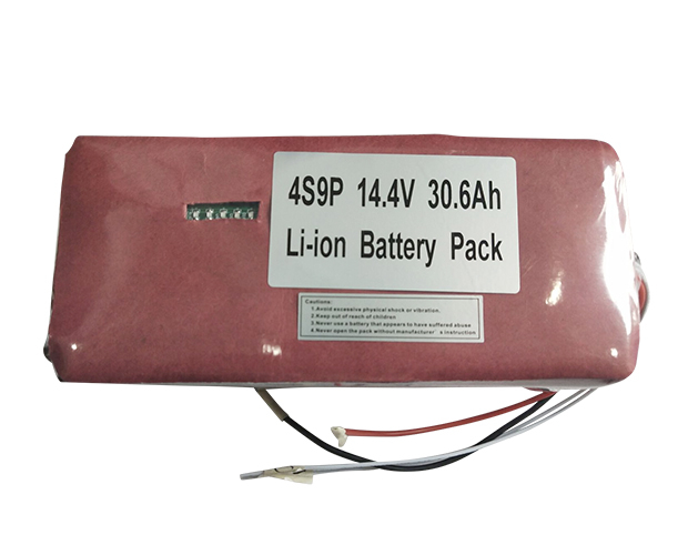 Ayaa Power 14.4V 30.6Ah 4s9p Li-ion Battery Pack 