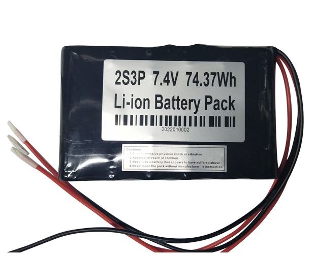 Ayaa Power 7.4v 10.05Ah 2s3p Li-ion Battery Pack 