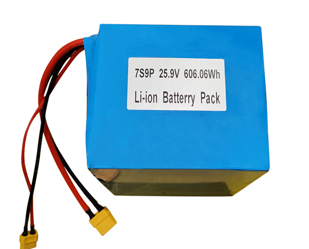 Ayaa Power 7S9P 25.9V 23.4Ah Custom Battery Design industrial lithium ion battery 18650 rechargeable batteries