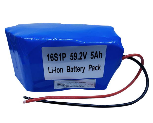 Ayaa Power 16s1P 59.2V 5Ah Li-ion Battery Pack